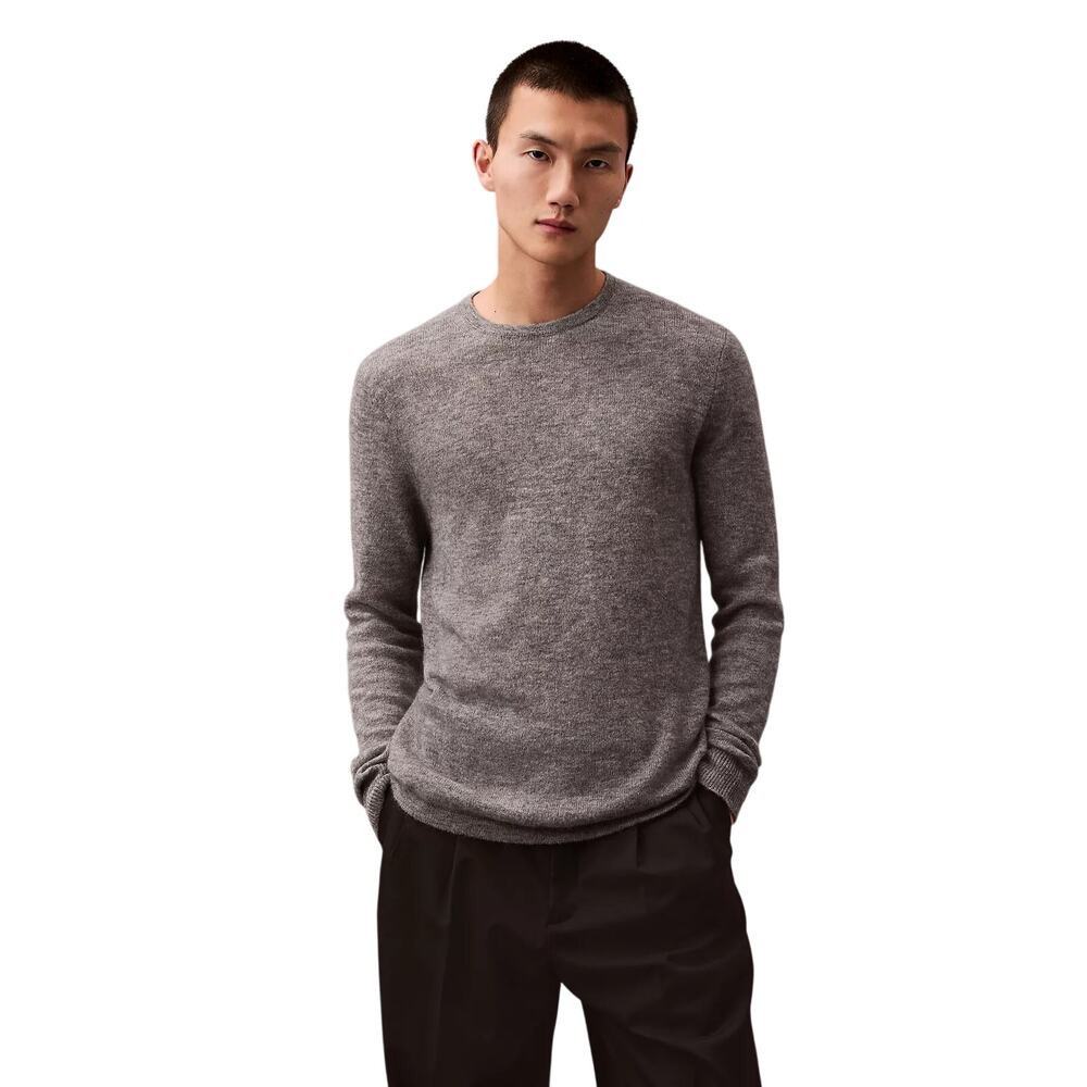 Calvin Klein Gray Wool Alpaca Blend Sweater Men’s Size Small